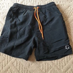 Men’s black volley shorts